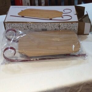 NWT Godinger Gatherings Holiday Cheese Board